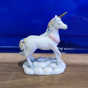 Unicorn Ceramic Miniature Figurine Handcrafted by Princeton Gallery Malaysia